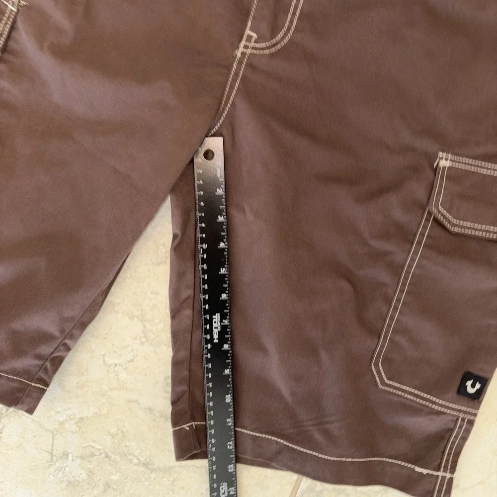 True Religion Men's Cargo Shorts Size 38 Bracken Color New With Tags See Waist